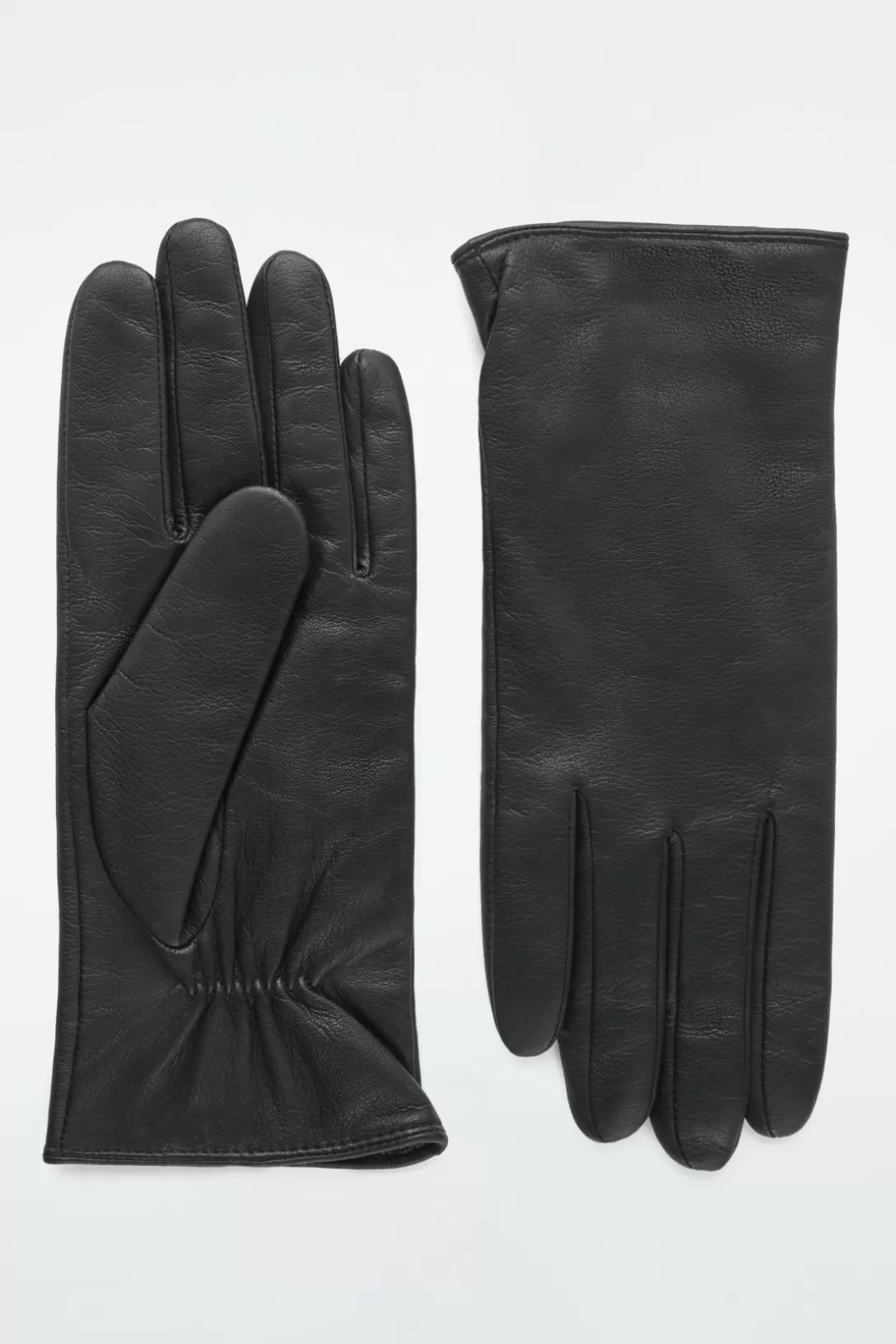 CASHMERE-LINED LEATHER GLOVES<COS Store