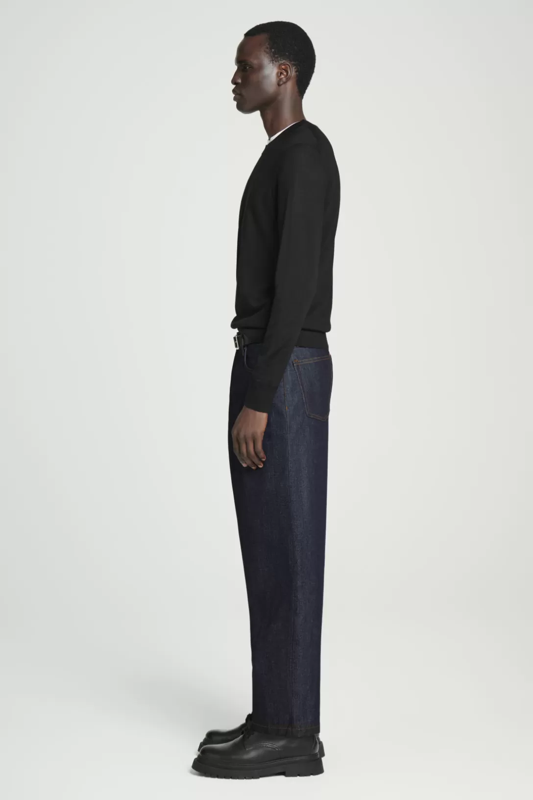 DOME RAW SELVEDGE STRAIGHT-LEG JEANS<COS Outlet