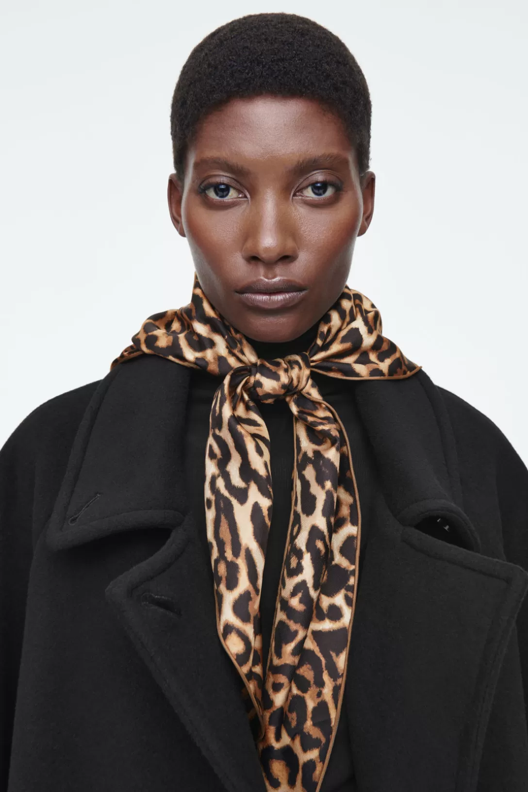 -PRINT SILK TRIANGLE SCARF<COS Cheap