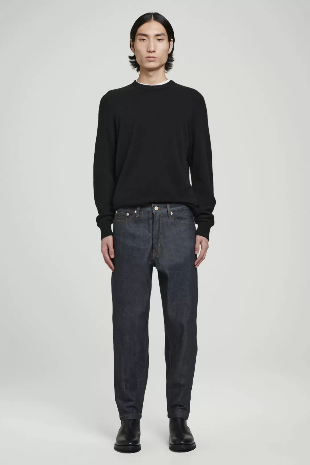 MARGIN RAW SELVEDGE TAPERED JEANS<COS Cheap