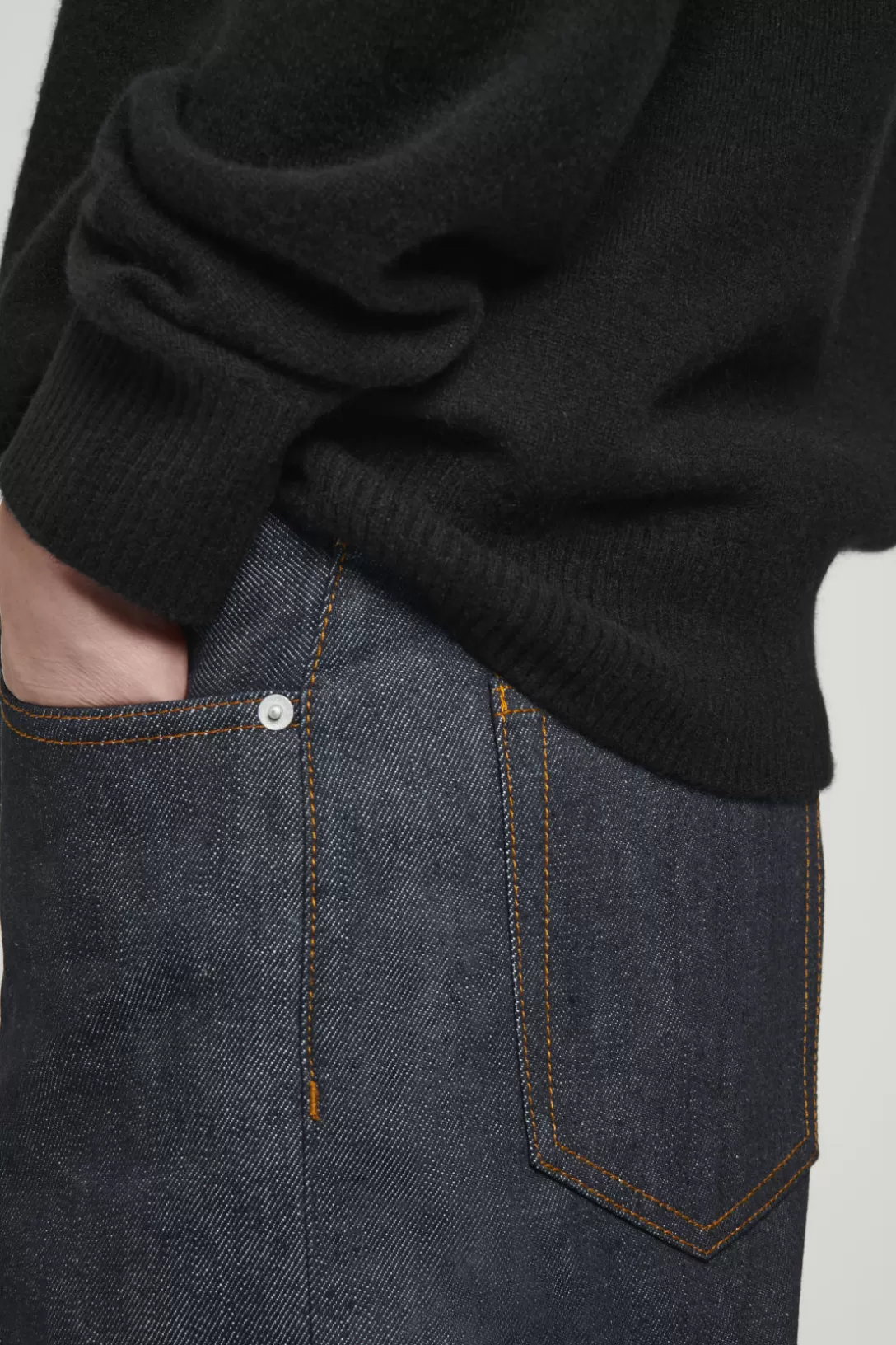 MARGIN RAW SELVEDGE TAPERED JEANS<COS Cheap