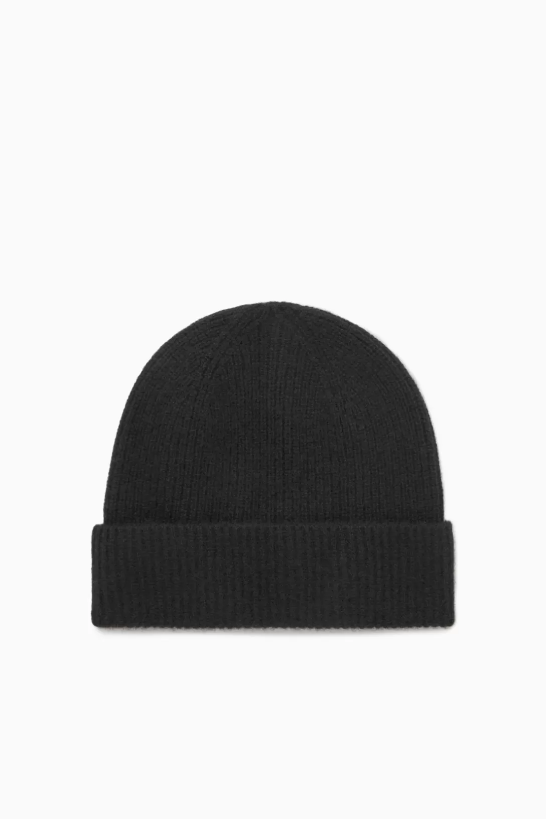 RIBBED WOOL AND CASHMERE BEANIE<COS Store