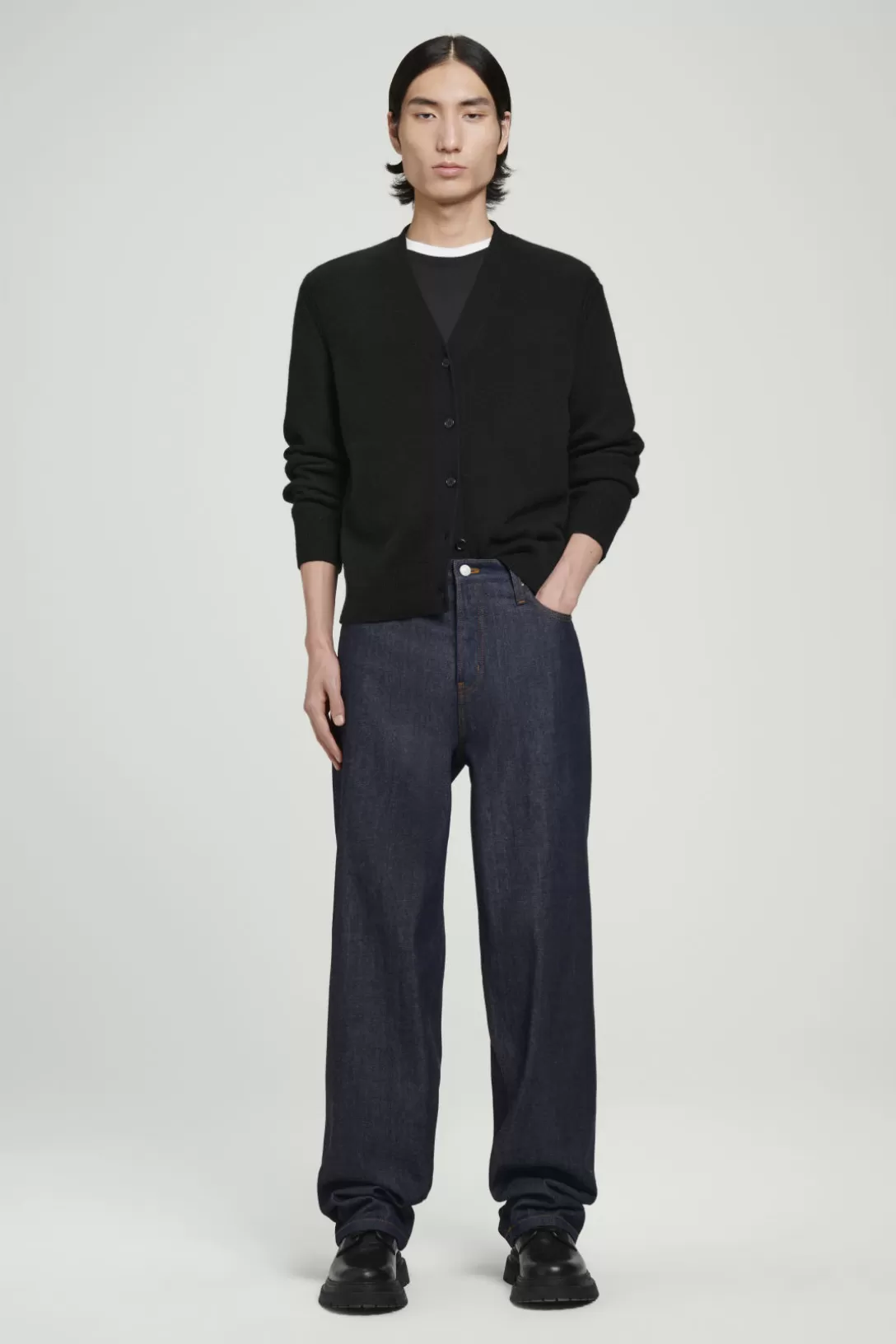 RIDER SELVEDGE WIDE-LEG JEANS<COS Best