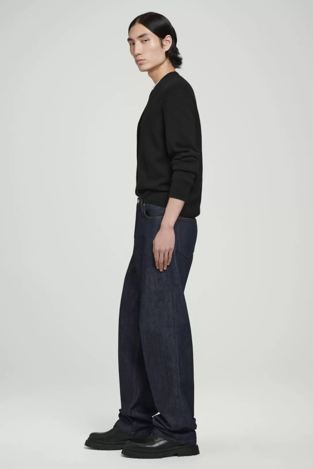 RIDER SELVEDGE WIDE-LEG JEANS<COS Best