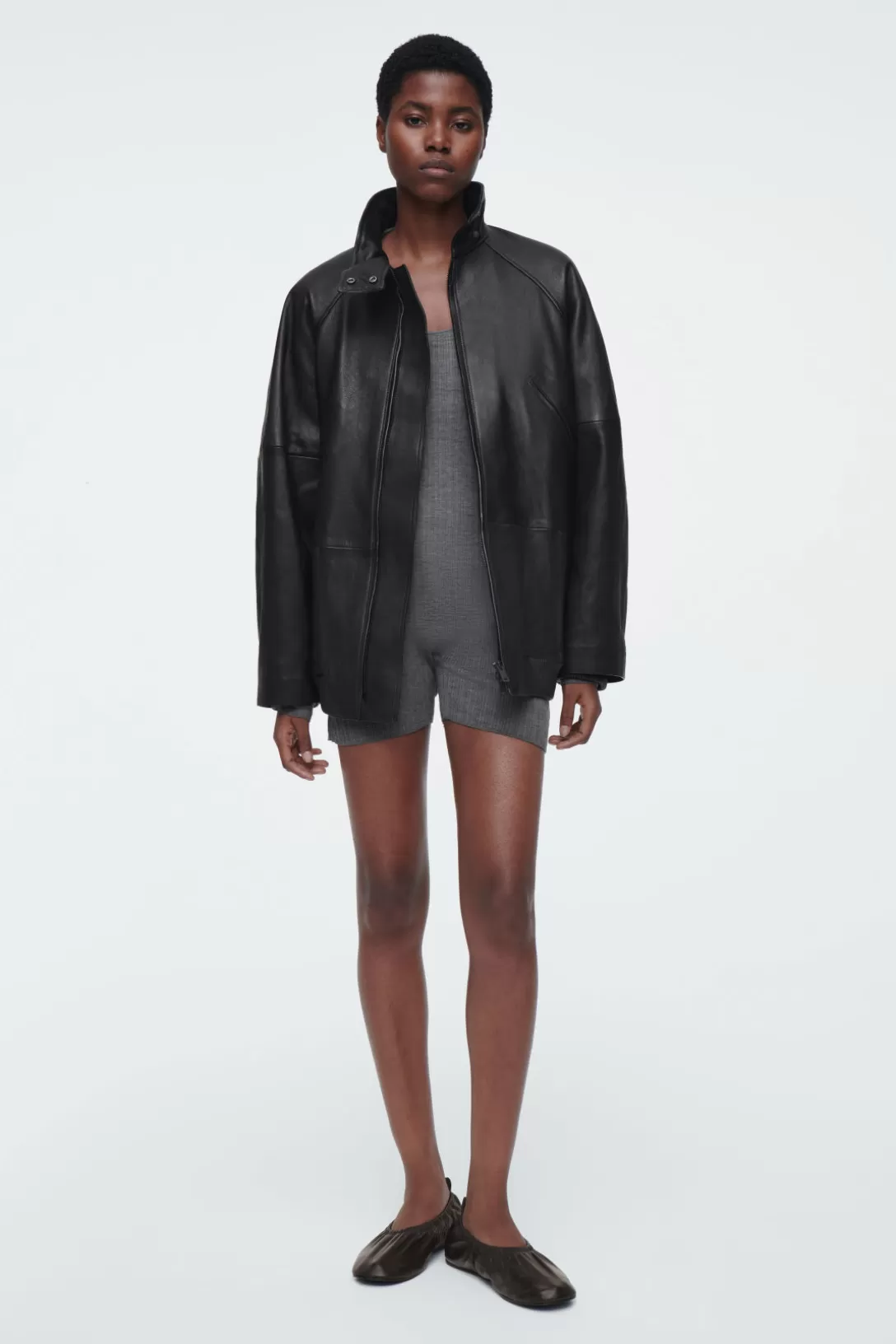 THE RIBBED MERINO WOOL BODY<COS Hot